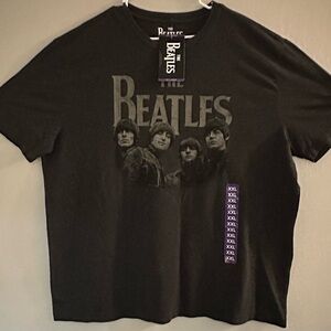 The Beatles 1965 American Tour Double Sided Men’s Black T- Shirt Size XL